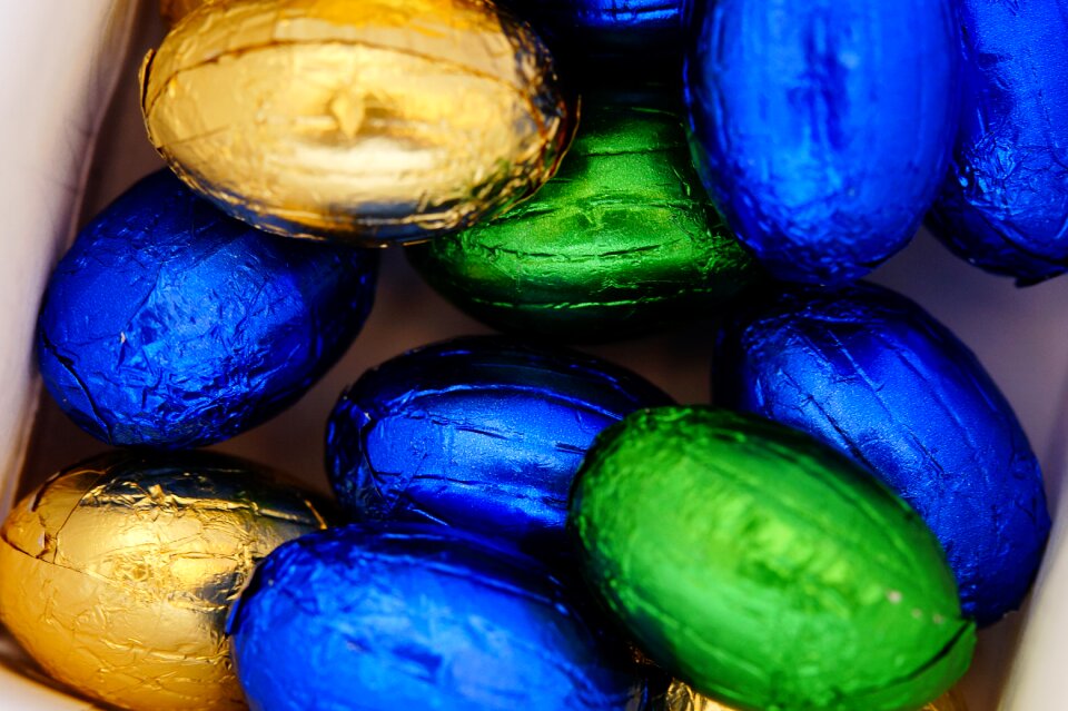 Chocolate easter colorful