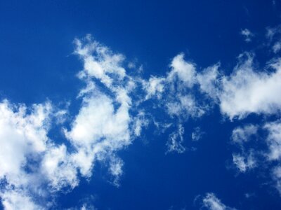 Blue white cloud band