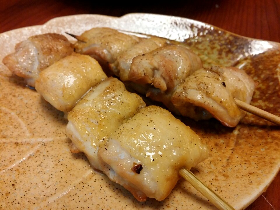 A surname of meat food string shāo