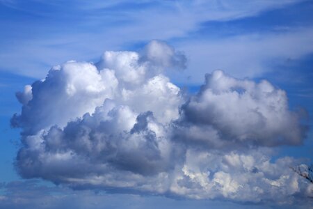 Sky storm clouds thunder photo