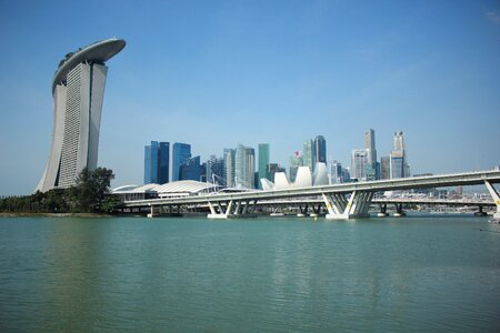 Marina bay city business photo