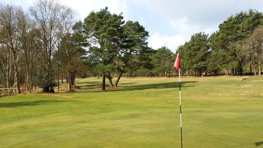 Hole fairway golfing