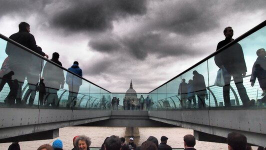 St paul's millenium bridge april