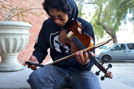 Music violin skill photo