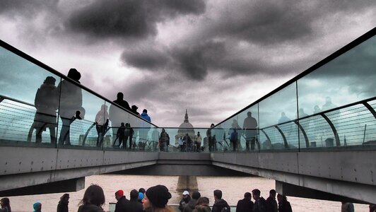 St paul's millenium bridge april