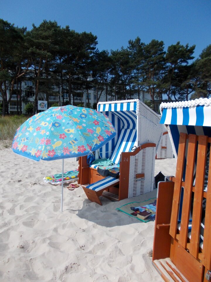 Beach rügen island beach chair