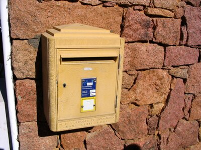 Mailbox corsica france photo