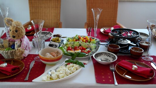 Gedeckter table festival celebration