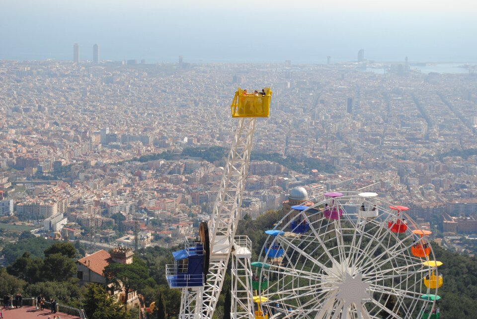 Tibidabo europe catalonia photo