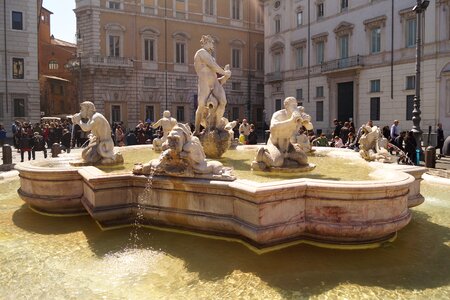 Rome fontana del moro piazza navona photo