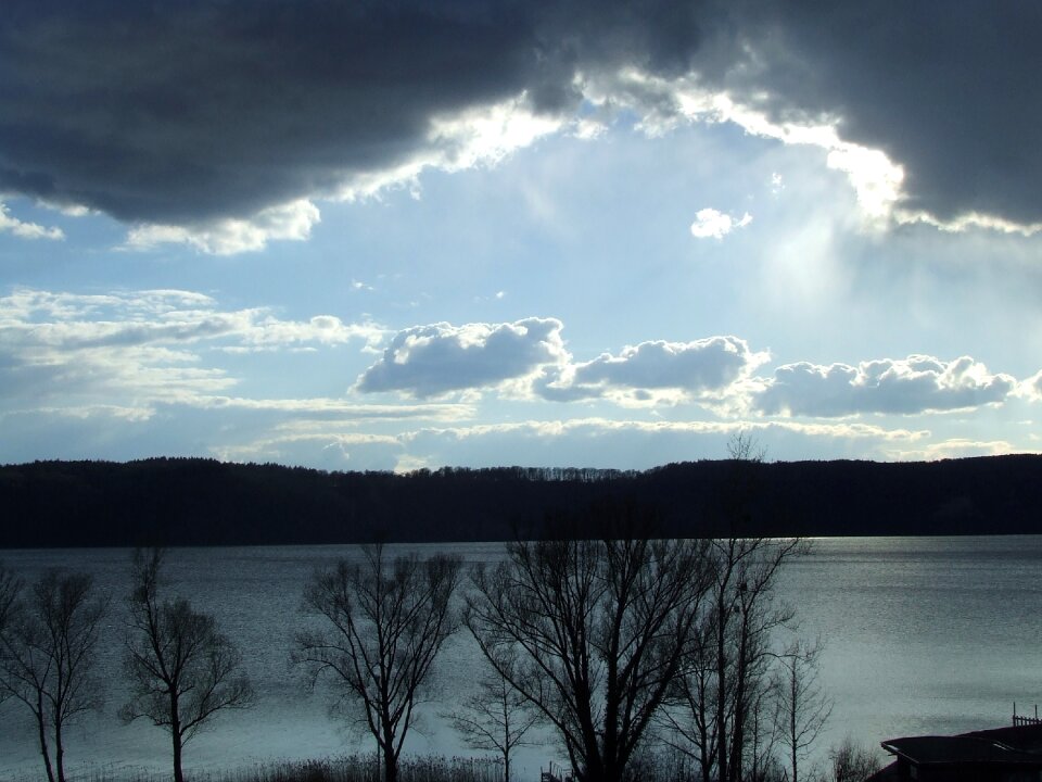 Clouds mood sunbeam
