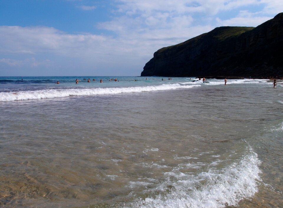 Beach cantabria sun