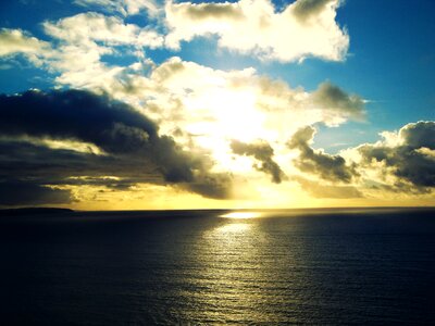 Sky sol ocean photo