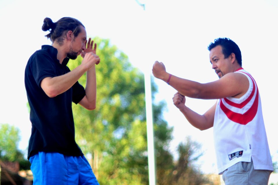 Training martial art position