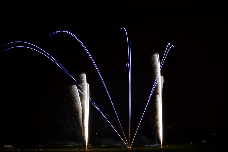 Night pyrotechnics black simple
