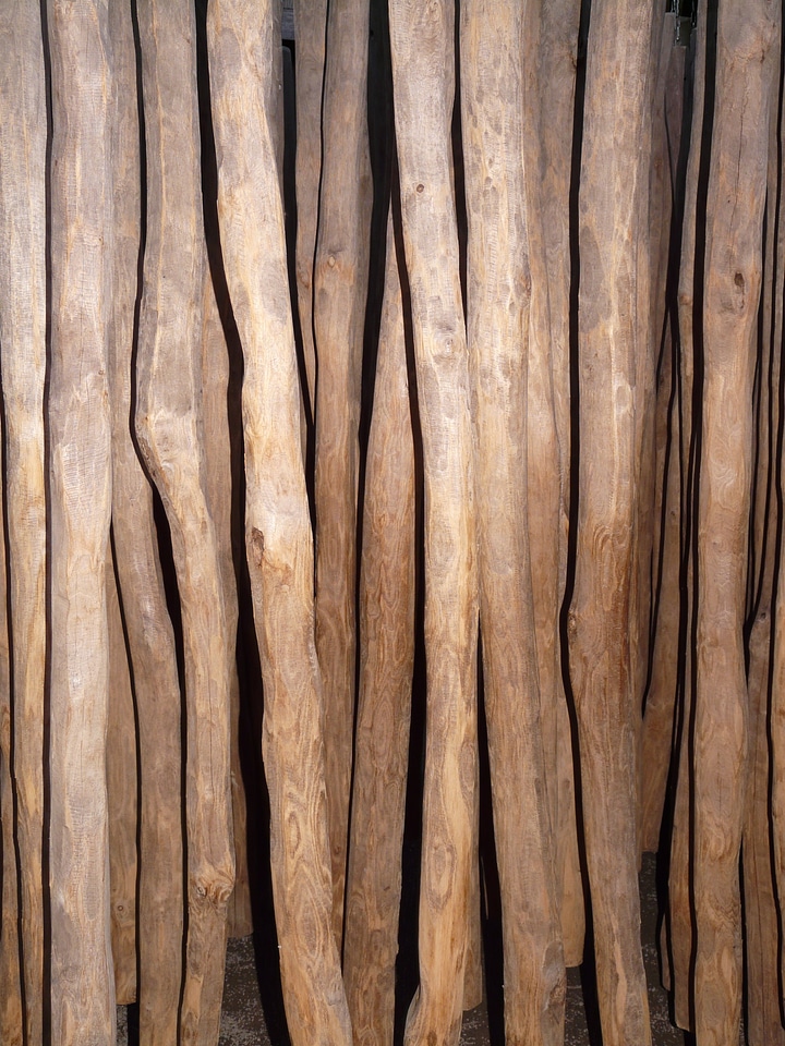 Rods wooden poles wood