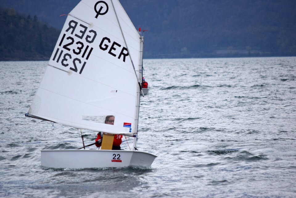 Italy sailing school boat
