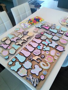 Biscuit easter decorated