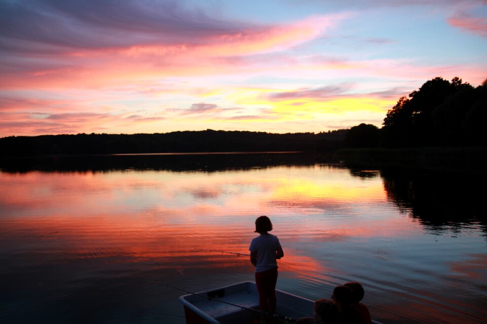 Lake rest nature