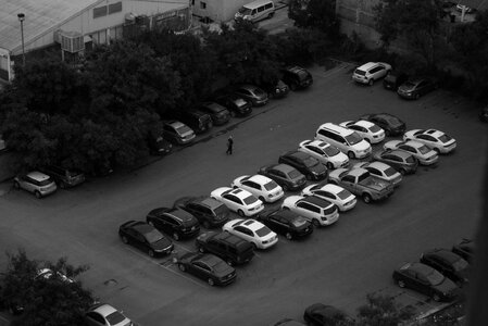 Walk person parking