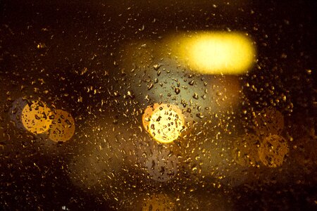 Wet rain rain drops photo