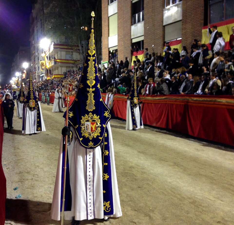 Procession holy week penitents