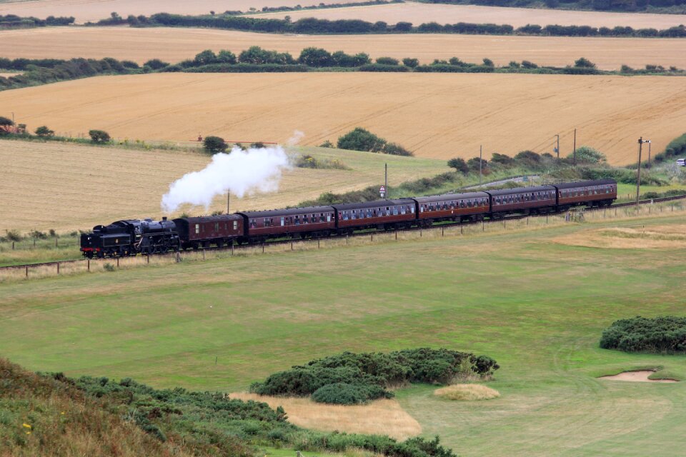 Old train locomotive