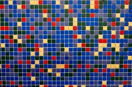 Mosaic abstract squares