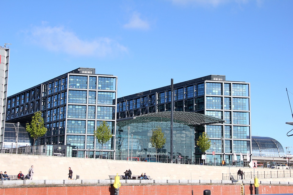 Berlin railway station central station