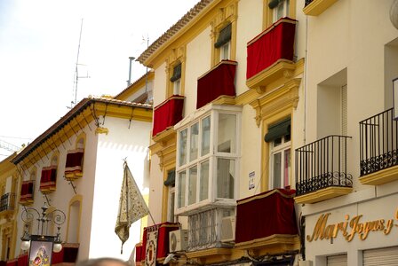 Andalusia balconies architecture photo