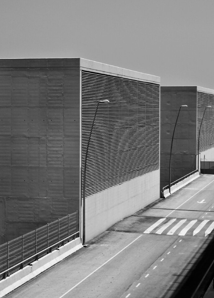 Buildings gray modern