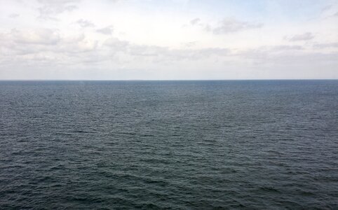 Water blue horizon