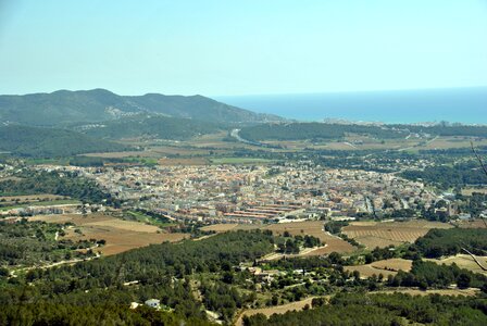 Aerial view landscape view