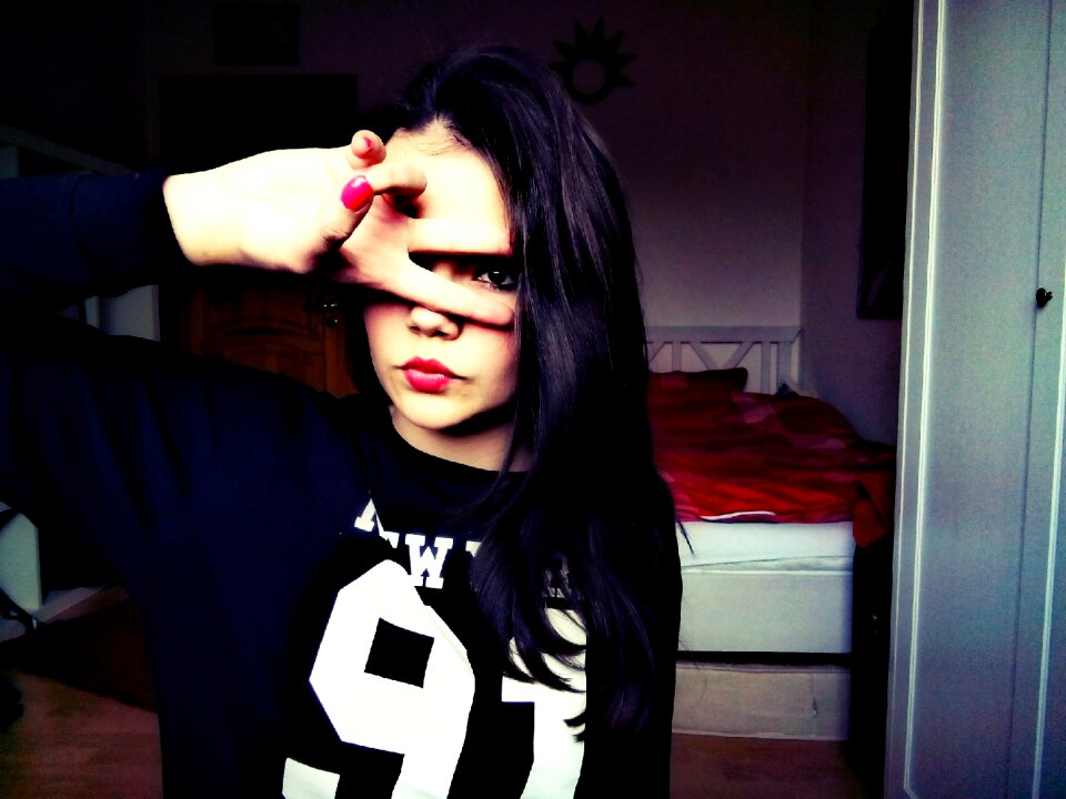 Brown eyes peace new york