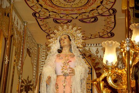 Holy week church statue