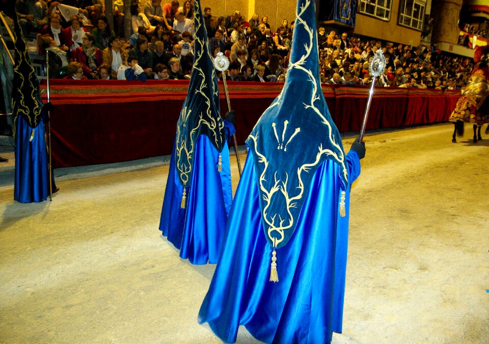Penitents parade procession
