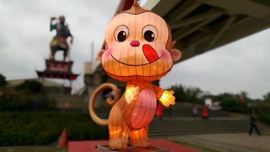 The lantern festival monkey flower 燈 photo