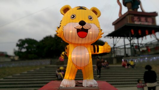 The lantern festival tiger flower 燈