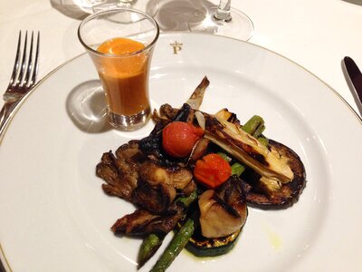 Eggplant peppers entry