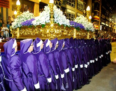 Holy week procession parade