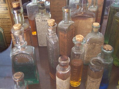 Medicines brown medicine brown bottle