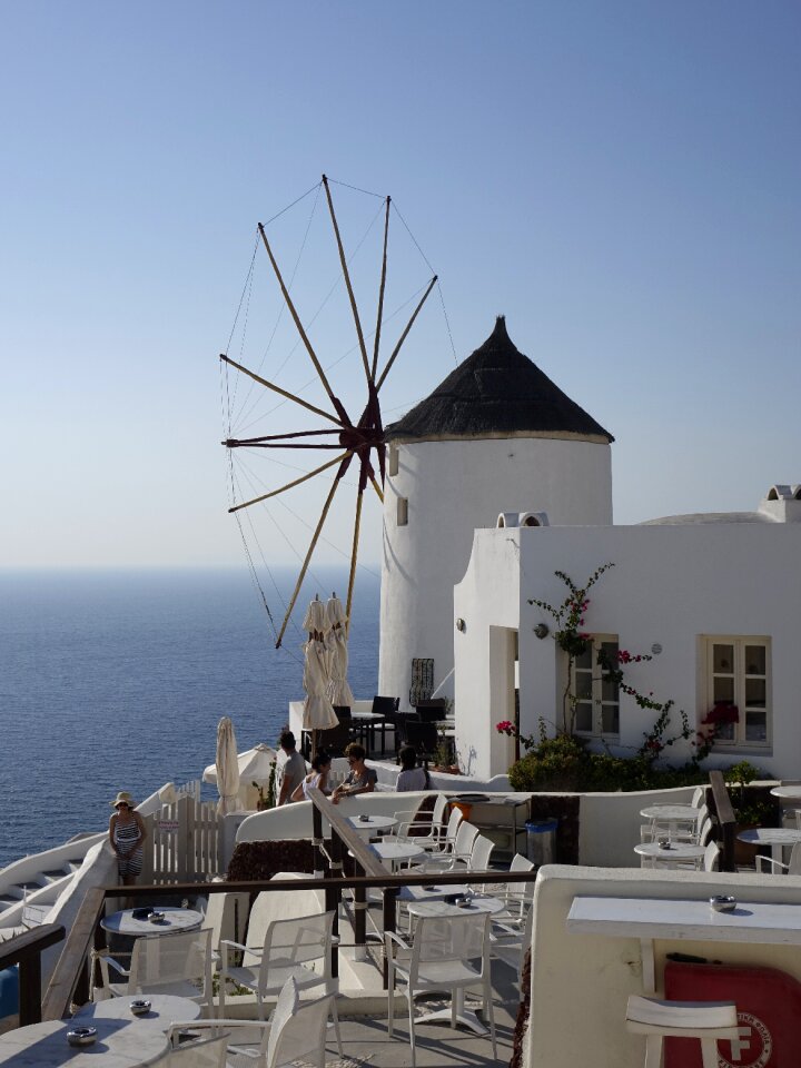 Windmill santorini cyclades