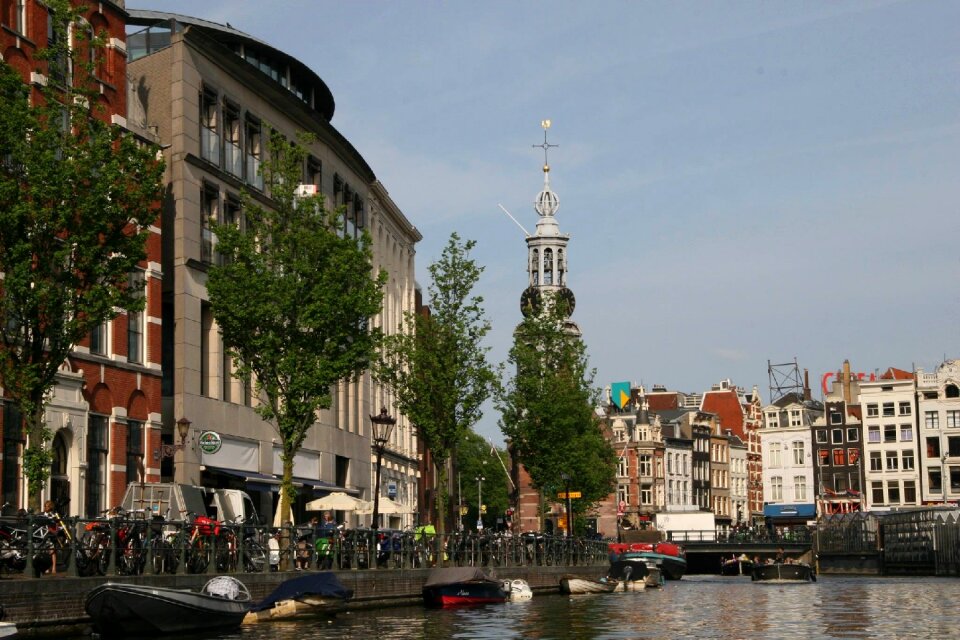 Netherlands street scene tower