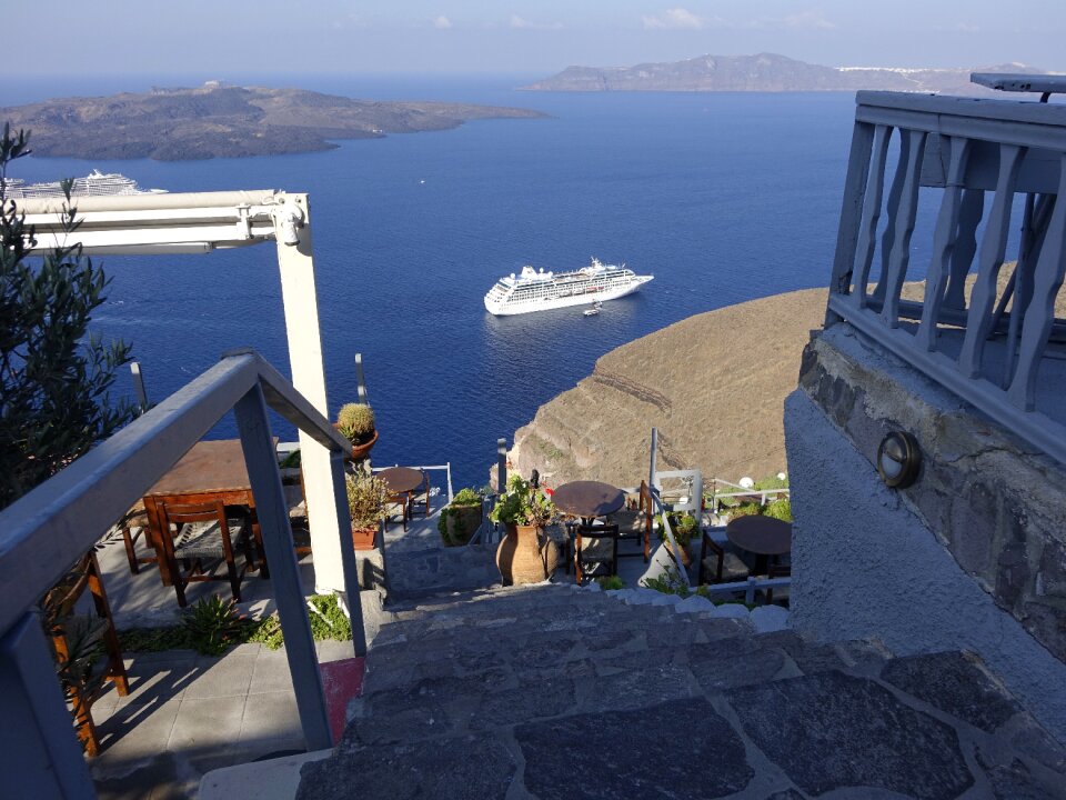 Cyclades santorini outlook