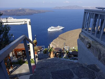Cyclades santorini outlook