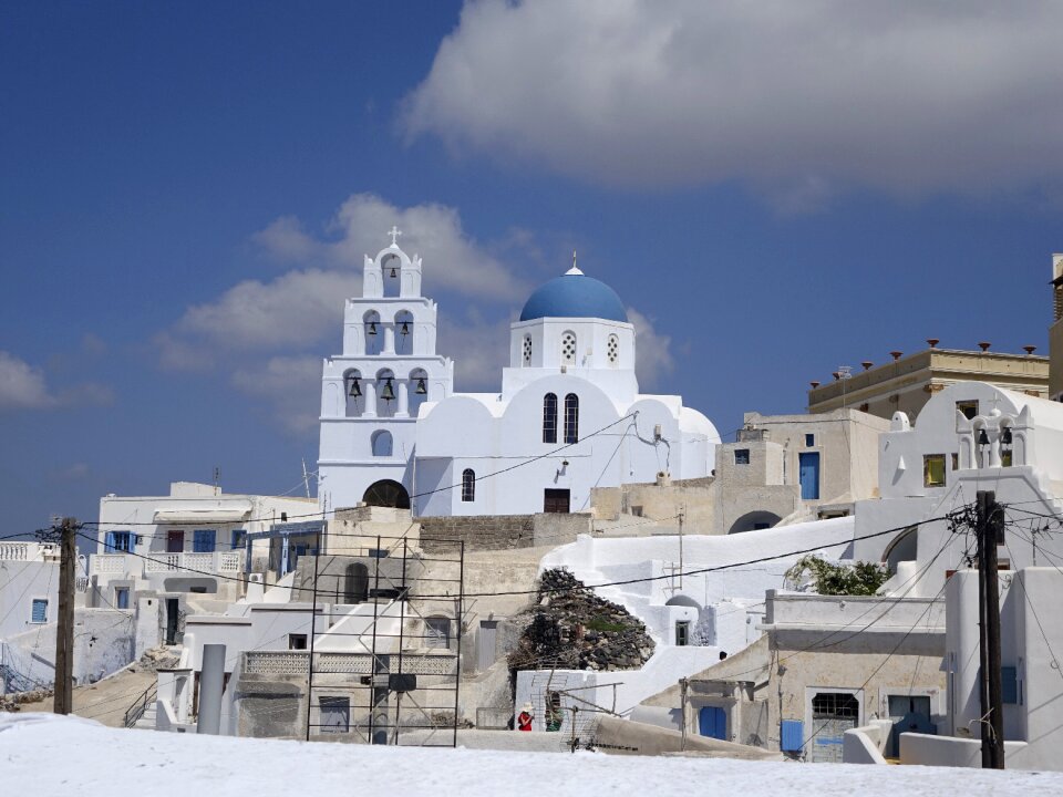 Sun greece santorini