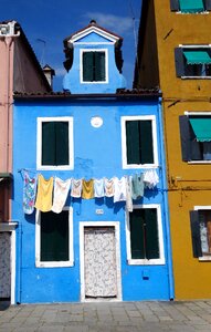 House facade colorful photo