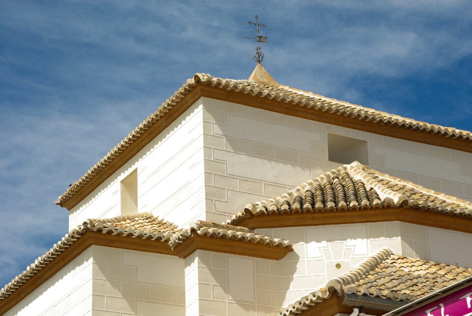 Roofing tiles church