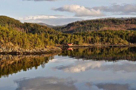 Fjord landscape nature photo