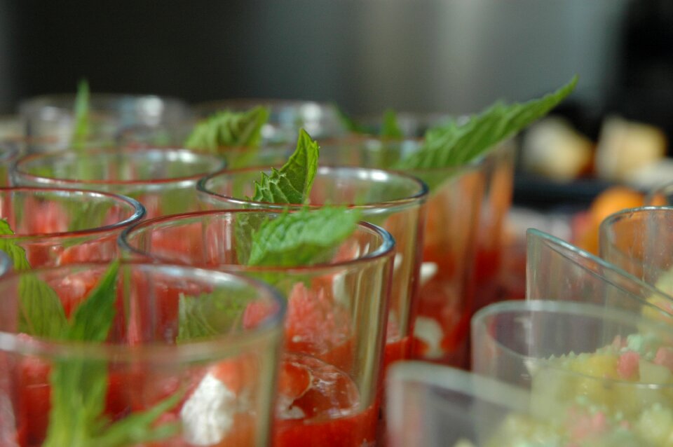 Catering buffet verrine
